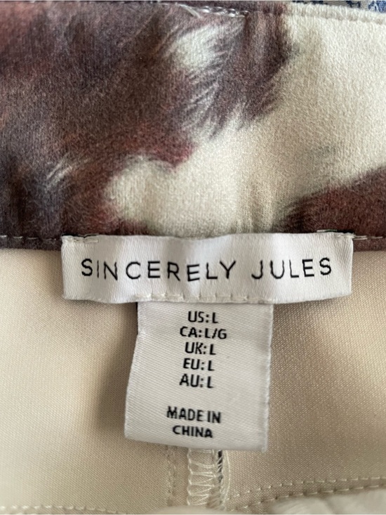 Sincerly Jules Dresses & Skirts - Sincerly Jules Women’s Cream and Brown Jacket - Size L